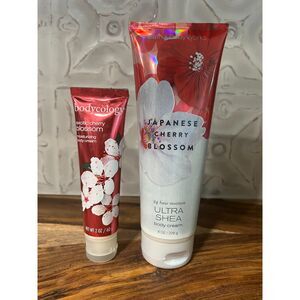 Bath & Body Works Japanese Cherry Blossom & Exotic Cherry Blossom Shea Body Set
